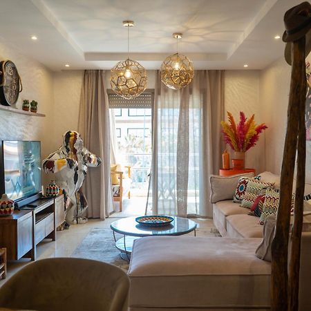 Magnifique Appartement Moderne De 2 Chambres Avec Piscine A 10 Min Du Centre De Marrakech Марракеш Екстер'єр фото