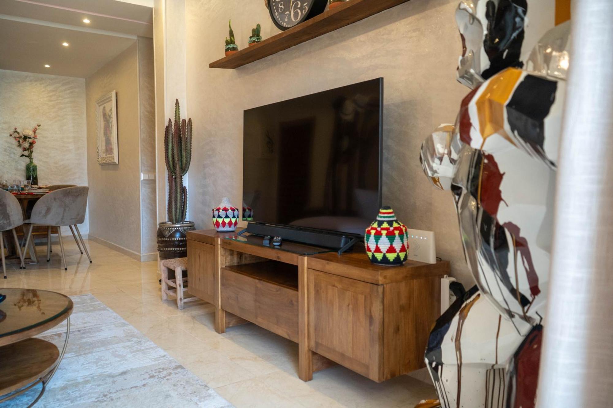 Magnifique Appartement Moderne De 2 Chambres Avec Piscine A 10 Min Du Centre De Marrakech Марракеш Екстер'єр фото