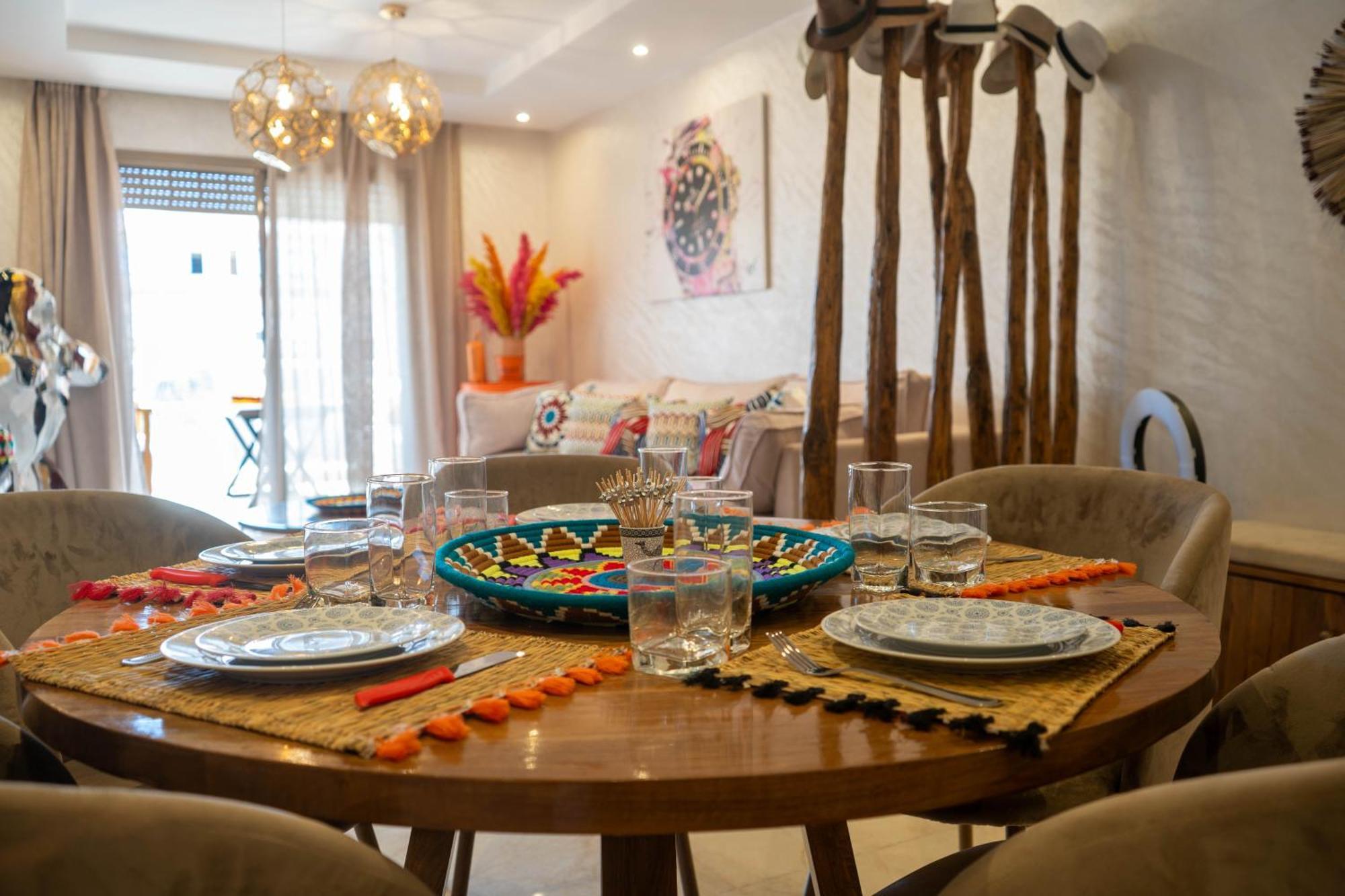 Magnifique Appartement Moderne De 2 Chambres Avec Piscine A 10 Min Du Centre De Marrakech Марракеш Екстер'єр фото